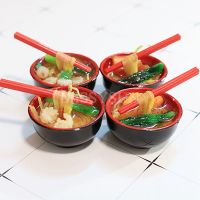 ✵ 2PCS 1/6 Scale Miniature Noodles with Chopsticks Pretend Food for Doll house Kitchen for barbies blyth bjd doll for children