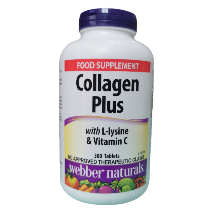 Original Webber Naturals Collagen Plus with L-lysine & Vit C 300 ...