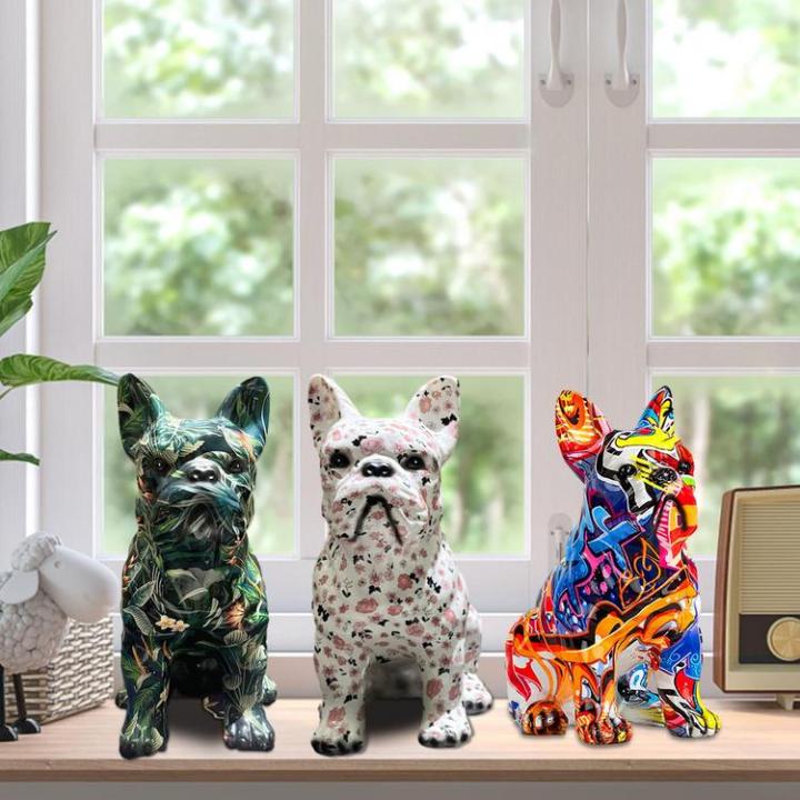 painted-bulldog-statue-multicolor-dog-statue-bulldog-statues-and-figurines-french-bulldog-decorations-for-home-office-living-room-biological