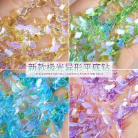 100pcs Mix Crystal AB Aurora Diamond Rhinestones Nail Art Decoration 3D Glitter Shiny Stones Nail Gems Crystal Strass Accessorie