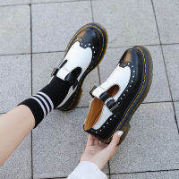 รองเท้าบูทผู้หญิง1461 T Type Martin Boots Women S Thick Soled High Rise Shoes