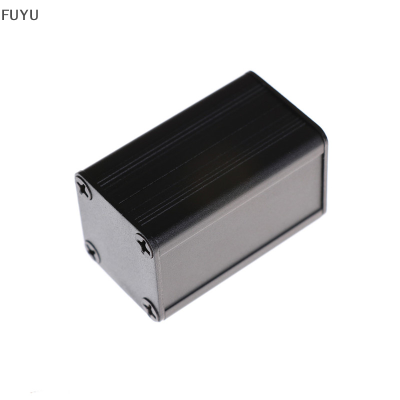 FUYU 40*25*25mm extruded PCB กล่องอลูมิเนียมสีดำ Enclosure Electronic Project Case