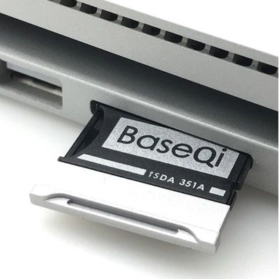 BASEQI Aluminum MicroSD Adapter 351A micro SDTF NinjaDrive Card Reader for Laptop Microsoft Sur 2 15"