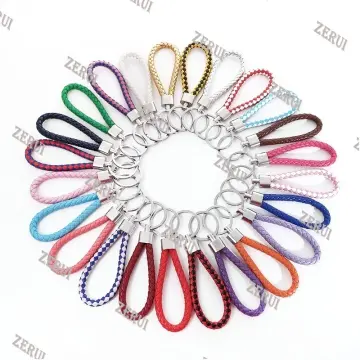 10 Pcs Key Ring with Chain D Snap Hook Split Keychain Metal Key Ring  Hardware with 8mm Open Jump Ring and Connector