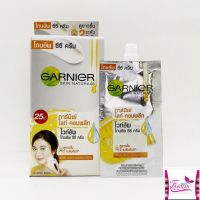 เครื่องสำอางเกาหลี เครื่องสำอางสำหรับผิวหน้า โปรค่าส่ง25บาท Garnier light White Up CC  ครีม การ์นิเย่ ซีซี ไวท์ อัพ ครีมซอง เซเว่น (6) 8992304099908 เครื่องสำอาง อย.