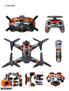 Bộ miếng dán PVC cho DJI FPV COMBO Sunnylife TZ454 mẫu 2 BEETLE