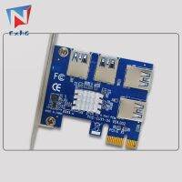 NEW Exhg การ์ด Pci 1 แปลงอะแดปเตอร์ Pcie Riser 4 Pci Slot Usb 3.0 สําหรับ Bitcoin Mining