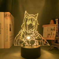 Anime Led Light Nekopara Vanilla for Bedroom Decor Night Light Manga Childrens Birthday Gift Room Anime 3d Lamp Nekopara