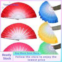 VANORA SHOP สีแดงเเดง พัดระบำหน้าท้อง ผ้าไหมสีขาว สีชมพูอมชมพู พัดผ้าไหม พัดระบำหน้าท้อง สีเหลืองทาเล็บ 32.5ซม. ค่ะ สำหรับ Song Fan Performance Fan สำหรับพัดลมเพลงประสิทธิภาพ