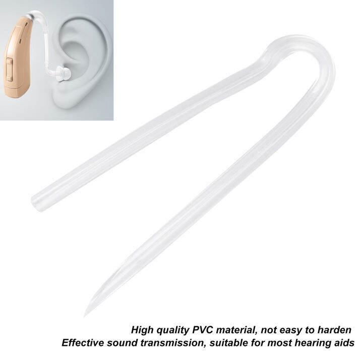 Hearing Aid Tubes, Flexible Universal Earmold Hearing Aid Tubing 10pcs