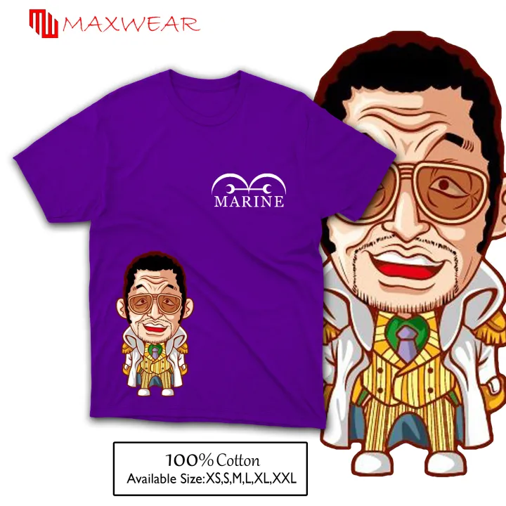 One Piece Admiral Borsalino Kizaru Shirts (OP54) Lazada PH