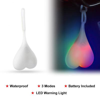 โคมไฟชาร์ทไฟได้ท้ายจักรยานเสือภูเขาด้านหลังไฟท้ายจักรยานจักรยานซิลิโคนไฟจักรยานใหม่ไฟท้ายจักรยานเสือภูเขาไฟ LED ลูกบอลหัวใจไฟฉุกเฉินไข่และตัวสะท้อนแสง