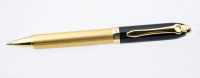 【☑Fast Delivery☑】 gong25258181584814 ดินสอปากกาโลหะที่หนีบสีทองรีฟิลขนาดกลาง1.0มม. อุปกรณ์การเขียนปากกาบอลพอยท์อุปกรณ์การเรียนสำนักงาน