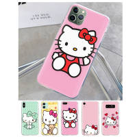 T-112 Lovely Hello Kitty โปร่งใส อ่อนนุ่ม ซิลิโคน TPU เคสโทรศัพท์ หรับ Realme Narzo C12 C17 C35 C25Y C30S C25S 7I C15 C21Y C11 C20A 8S C1 C2 C3 C55 C20 8 C21 C25