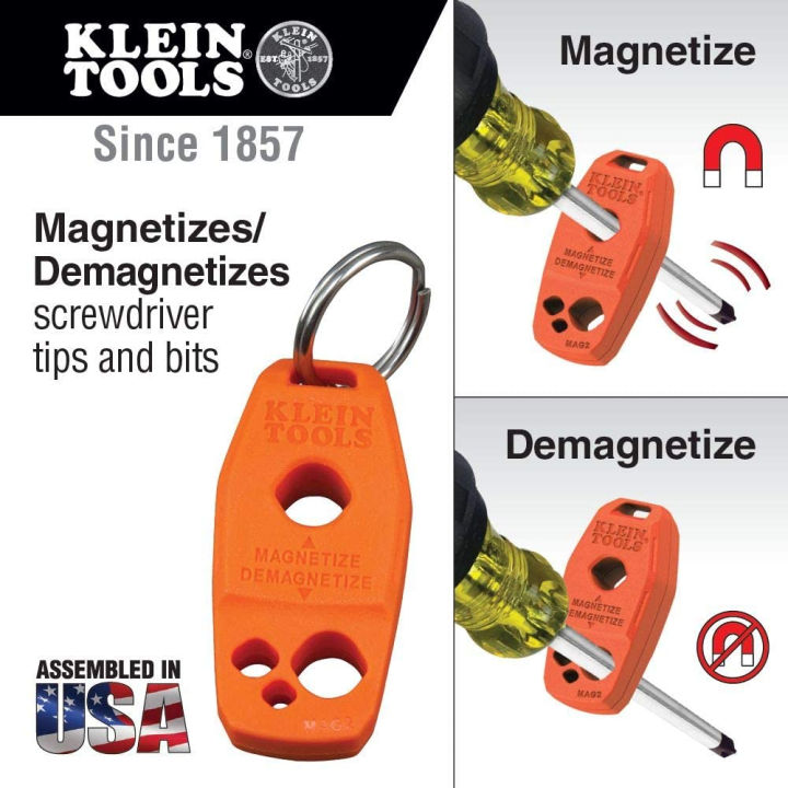 klein-tools-33736ins-insulated-screwdriver-set-1000v-slim-tip-driver-with-phillips-cabinet-and-square-bits-and-a-magnetizer-6-piece