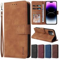 Wallet Hand Rope Magnetic Flip Leather Case For iPhone 15 15 Pro 14 Pro 14 Plus 13 Pro 13 Mini 11 Pro SE 2022 XS XR 8 7 Plus 6S