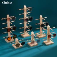 1~6 Layers Wood Sunglass Display Rack Shelf Glalsses Storage Eyeglasses Show Stand Jewelry Holder Multi Pairs Glasses Showcases Eyewear case