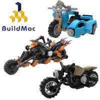 Mini Motorcycle Building Block Set Magic Sidecar Ghost Motorbike Brick Model Toy DIY Kids Assmble Toys Christmas Birthdays Gift Building Sets