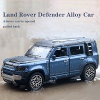 136 Land Rover D Iecast ล้อแม็กรถยนต์รุ่นของเล่น4ประตู Opend ดึงกลับจำลองสูงยานพาหนะรุ่นตกแต่งสำหรับคอลเลกชัน