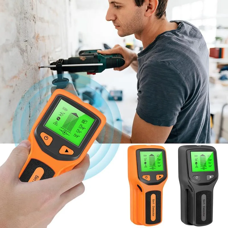Stud Finder Sensor Wall Scanner - 4 in 1 Electronic Stud Sensor Beam Finders  Wall Detector Center Finding with LCD Display for Wood AC Wire Metal Studs  Joist Detection 