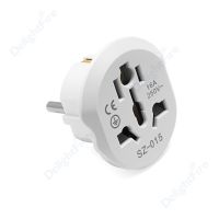 EU Plug Adapter Universal 16A EU Converter 2 Round Pin Socket AU UK CN US To EU Wall Socket AC 250V Travel Adapter High Quality Medicine  First Aid St