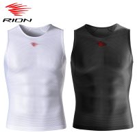 【LZ】▤  RION Gilet undershirt bicicleta mtb ciclismo colete para os homens roupas corrida sem mangas base camadas homem malha roupa interior verão roupa ciclismo masculino motociclista colete ciclismo masculino motocross cueca