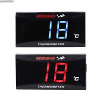 12V Motorcycle KOSO Mini Digital Displayer volt Meter Voltmeter Honda Kawasaki Suzuki Yamaha Xmax 300 Water Temperature Gauges