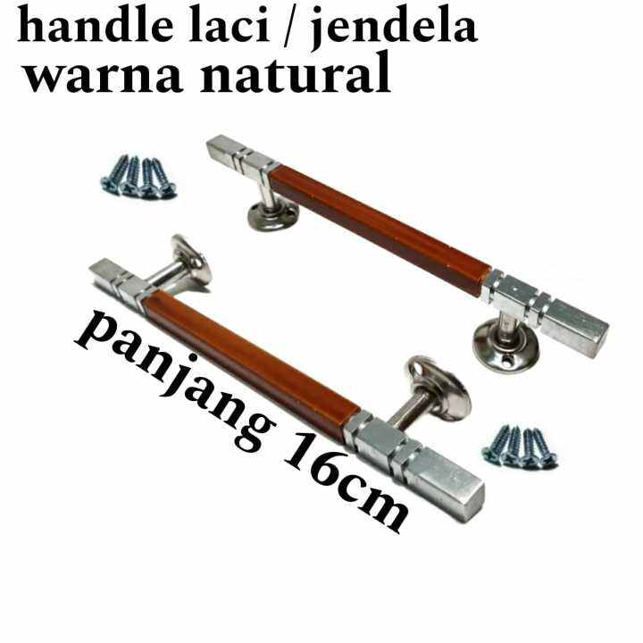 Handle Jendela Laci 16 cm warna Natural / tarikan jendela Laci ...