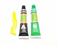 กาวอีพ็อกซี่ กาวหลอดคู่ #F05 Epoxy glue ใส กาวอีพ็อกซี่ใส แห้งเร็วภายใน 5 นาที กาวอีพอกซี่ แท้100% Epoxy glue ขนาด 40 กรัม