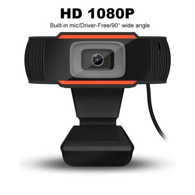 พร้อมไมโครโฟนกล้องเว็บแคมเว็บแคม HD 1080P สำหรับคอมพิวเตอร์สำหรับ Skype MSN แล็ปท็อปพีซี