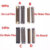 10Pcs LCD Display Screen Flex FPC Connector For Samsung Galaxy M30S M307 M30 M31 M315 M215F M305 M21 M215 Plug Board 34 40 Pin