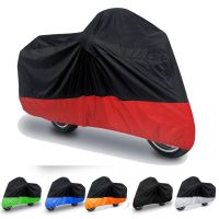 X AUTOHAUX 180T Rain Dust Motorcycle Cover Black Outdoor Waterproof UV Protector Exterior Winter Whole Motor Full Body Cover Covers