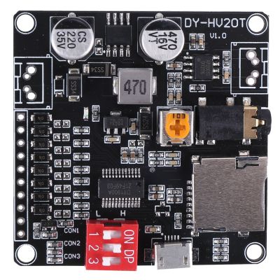 DY-HV20T 12V/24V Power Supply10W/20W Voice Playback Module Supporting -SD Card MP3 Music Player for