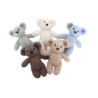 Newborn Teddy Bear Toy Photography Props Knit Angola Teddy Bunny Baby Stuffer Animal Toy Photo Props