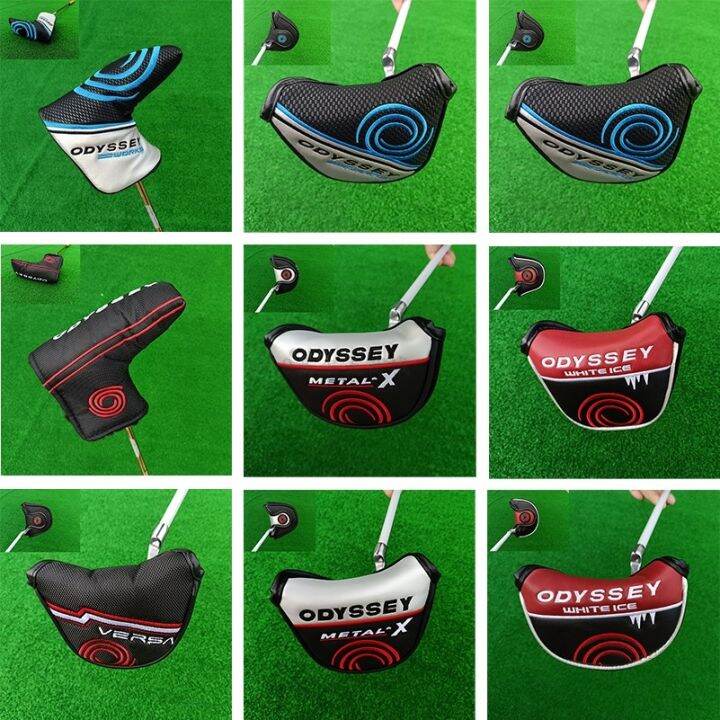 Golf putter set odyssey semicircular putter set long putter set cap set club set Azureway J
