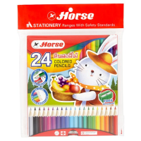 ตราม้า ดินสอสีไม้H2080/24 24สี
