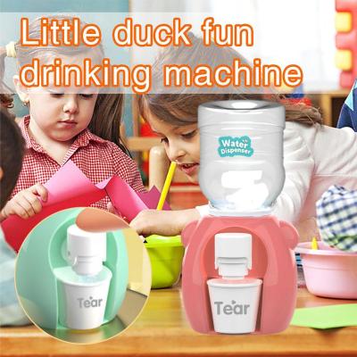 Mini Children Dual Water Dispenser Toy With Cute Pink Cold/Warm Kitchen Blue Fountain Juice Toys Simulation Milk Water Drinking C7E7