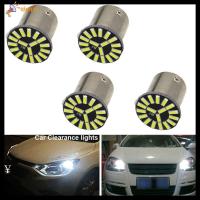 QIUQIU 4Pcs/Set ส่วนท้ายด้านหลัง 18SMD 4014 CANbus ฟรี ไฟเบรคเบา สัญญาณไฟเลี้ยวเลี้ยว ไฟเบรคหยุด หลอดไฟสัญญาณเลี้ยว ไฟท้ายสำหรับรถยนต์ ไฟรถยนต์ LED