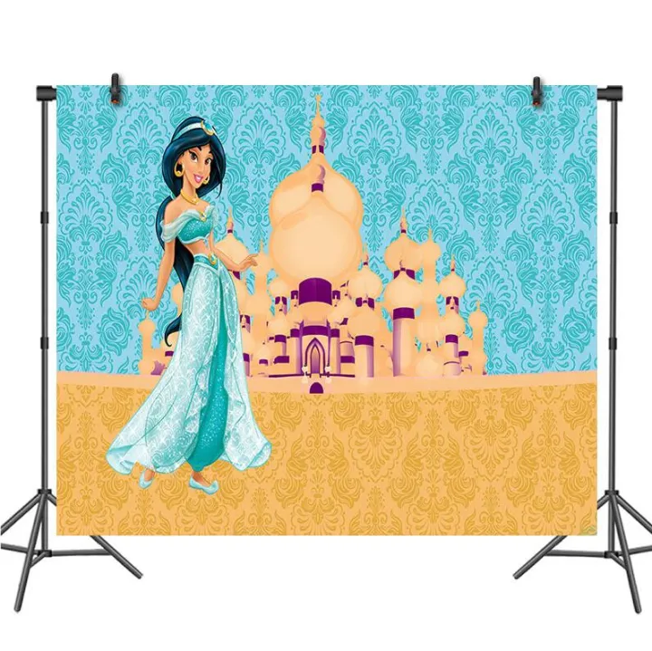 Princess Jasmine Backdrop Princess Theme Photography Background for