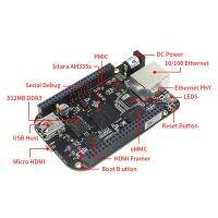 Computer Development Board Embedded Development Board Black Development Board for Beaglebone Black Embedded AM3358 -A8 512MB DDR3+4GB EMMC Black AI Linux ARM