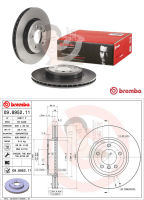 09 8952 11 จานเบรค ล้อ F (ยี่ห้อ BREMBO) รุ่นHC UV BMW ซีรี่ส์ 3 E46 330i E85 Z4 ปี1998-2005