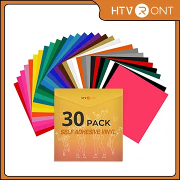 HTVRONT 9pcs 12x12 Matte Metallic Permanent Adhesive Vinyl