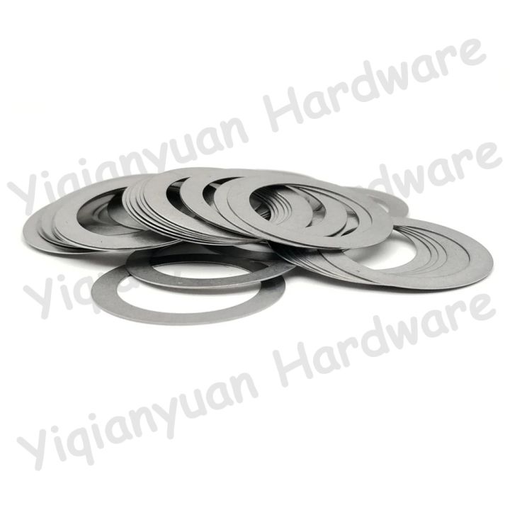 yiqianyuan-m7-din988-sus304-baja-tahan-karat-menyesuaikan-mesin-cuci-shim-gasket-datar-ultra-tipis-polos