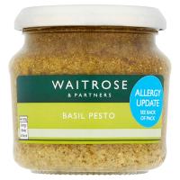 Waitrose Bright and Green Basil Pasta Sauce 190g. Fast delivery  เวทโทรสซอสโหระพาสำหรับพาสต้า 190กรัม