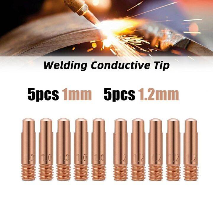 Welding Gas Nozzle MB15AK Aperture Copper Gas MIG MAG Multicolor Tips
