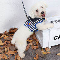 อุปกรณ์เสริมสำหรับสัตว์เลี้ยง Teddy Puddle Rope เชือกลากจูง Dog Leash สุนัขขนาดเล็กขนาดกลาง Pet Chest Harness DWH0