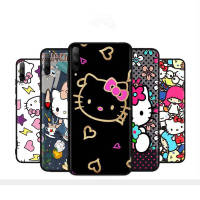 Black อ่อนนุ่ม ซิลิโคน เคสโทรศัพท์ หรับ OPPO  H-77 Hello Kitty