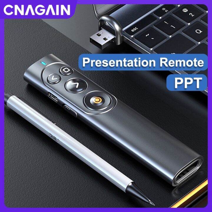 Wireless presenter remote Control Presentation Remote Clicker Red Light ...