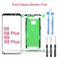 1pcs Screen Touch Panel Replacement For Samsung Galaxy S8 S9 S10 Plus G950F G960 G965 Front Outer Glass Lens With Sticker Tool