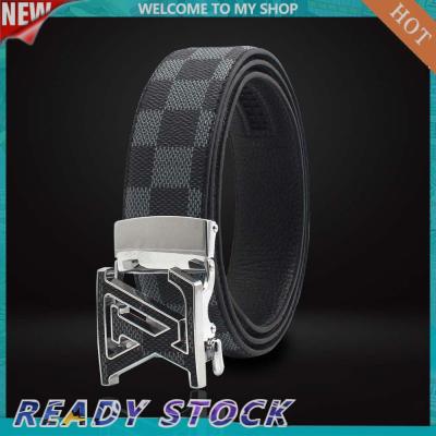 2023 Mens Automatic Belt Geuine Leather Alloy Buckle Retro Letter Plaid Fashion Classic Luxury Business Leather for Men Belt Gift